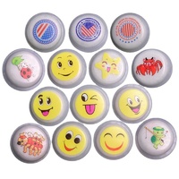 Badge lumineux personnalisé avec logo, rond, en forme de cœur ou d'étoile, 6 couleurs, idéal pour les événements, concerts, soirées, festivals