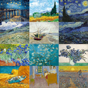 Lienzo arte decoración de pared pintura de <span class=keywords><strong>paisaje</strong></span> reproducción de <span class=keywords><strong>Van</strong></span> <span class=keywords><strong>Gogh</strong></span> pintura al óleo arte pintura personalizada sobre lienzo a mano regalo para el hogar - Product Image 4
