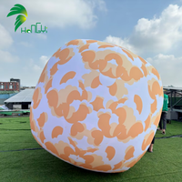 Modèle gonflable publicitaire en forme de ballon de maïs soufflé pour promotion extérieure
