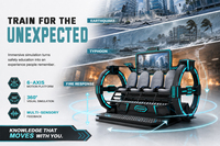 Machine de jeu VR populaire avec sièges dynamiques, cinéma de réalité virtuelle 9D, 4 places