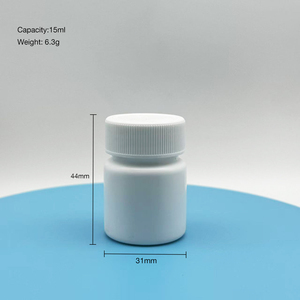 Biểu Tượng Tùy Chỉnh Trắng Nhựa HDPE Thuốc Y Vitamin Viên Nang Máy Tính Bảng Chai Với Vít Cap - Product Image 3