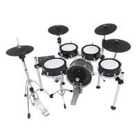 Hailun WD-09 Instrument de percussion électronique pour grosse caisse électrique avec têtes de batterie