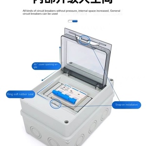Caja de Distribución Eléctrica Impermeable para Exteriores Ip65 HT-5way, Caja de Distribución Mcb - Product Image 6