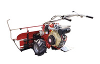 Mini-moissonneuse-batteuse multifonctionnelle 4 rangs haute vitesse pour riz et blé, usage agricole