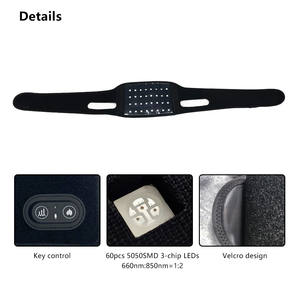 Lampu LED Merah Lampu Inframerah 660nm 850nm Perawatan Wajah Dagu Ganda Cahaya Inframerah Dekat Peralatan Relaksasi Otot Dagu - Product Image 4