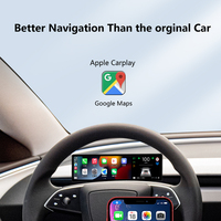 Tableau de bord intelligent CarPlay 8,8 pouces pour Tesla Model 3 Highland/Y Juniper |   CarPlay et Android Auto sans fil, navigation GPS