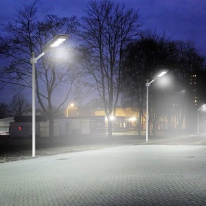 Solar LED Street <b>Light</b> 5000K Daylight IP66 Aluminum Alloy Body <b>Wall</b> Mount Outdoor Lighting 10-Year Warranty CE Certified <b>Remote</b> - Product Image 4