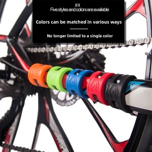 Anéis Protetores de Borracha Anticolisão para Garfo Dianteiro e Traseiro de Bicicleta de Montanha, Acessórios de Proteção de Corrente - Product Image 1