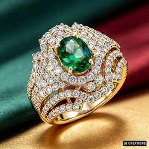 Anillo de Compromiso de Lujo para Mujer, Chapado en Oro de 14k, con Zafiro de Corte Ovalado y Detalles de Diamantes Pavé - Product Image 4