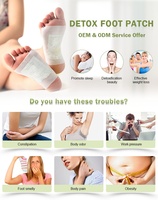 Patchs naturels pour les pieds, tampons nettoyants à base de plantes, certifiés CE, pour les soins des pieds à domicile, usage quotidien, patchs relaxants pour la nuit, échantillon gratuit
