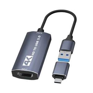 Carte de <span class=keywords><strong>capture</strong></span> vidéo 4K <span class=keywords><strong>Capture</strong></span> de jeu pour le streaming, l'enregistrement et la diffusion, 1080p 60fps pour OBS, PS5, Xbox, PC, Mac, <span class=keywords><strong>Switch</strong></span> - Product Image 1