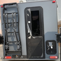 Remorque de camping pliable tout-terrain légère en aluminium à 4 roues pour camion