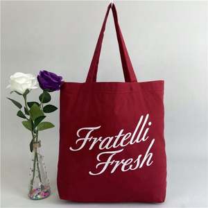 Sac d'épicerie pliable avec poignées Sacs à provisions avec logos de marque Bijoux en coton naturel Tailles de sac à provisions - Product Image 1