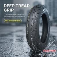 Pneus de moto 3.00-10 sans chambre à air, pneus de 10 pouces pour moto, vélo électrique, usage urbain, faible résistance au roulement, drainage efficace