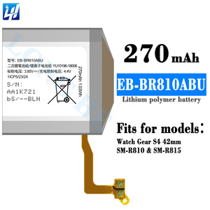 <span class=keywords><strong>แบ</strong></span><span class=keywords><strong>ต</strong></span>เตอรี่ EB-BR810ABU 3.85V 270mAh สำหรับ Samsung <span class=keywords><strong>Galaxy</strong></span> Gear <span class=keywords><strong>S4</strong></span> MINI Watch <span class=keywords><strong>แบ</strong></span><span class=keywords><strong>ต</strong></span>เตอรี่สำรองขนาด42mm - Product Image 3