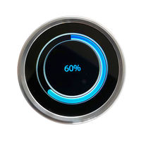 Perilla de 1,52 pulgadas UI Interruptor programable multimedia Perillas giratorias LCD 360x360 Perilla circular Pantalla Interruptor codificador Pantalla