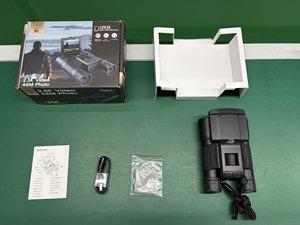 Télescope numérique Wellwin DT30, jumelles 12*32 avec caméra HD 2.5K, écran 2.4'', zoom 8X pour l'observation des oiseaux, les événements sportifs, la chasse - Product Image 4
