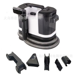 Mini nettoyeur de tissus multifonctionnel à pulvérisation et aspiration, machine de nettoyage tout-en-un pour tapis, rideaux et canapés - Product Image 2