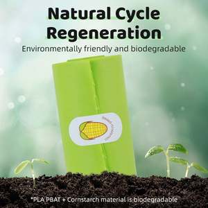 Eco-Friendly <b>Biodegradable</b> Trash <b>Bag</b> Thick Material Leak-Proof Design Strong Odor Control for All Waste Pet Waste Disposal - Product Image 3