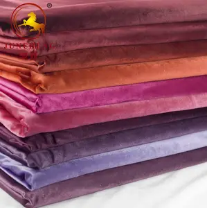 Tissu rouge brillant en soie de haute qualité, robe en velours, vente en gros, chinois