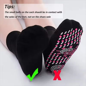 Chaussettes d'hiver auto-chauffantes pour soins de santé Femmes <span class=keywords><strong>Ski</strong></span> Sports Auto-chauffant Massage Homme Chaussettes courtes Thérapie magnétique Confortable Warm Sox - Product Image 4