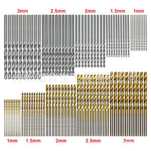 ดอกสว่านไทเทเนียม Mr Drill ขนาด 1-3 มม. แบบเกลียว สำหรับงานไม้ ชุดเจาะ DIY - Product Image 2