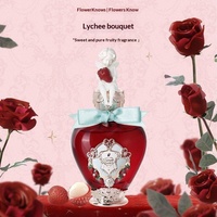 Parfum Flower Knows Strawberry Cupid Series Lychee Bouquet, parfum liquide Milkshake, cadeau pour femme, petite amie, authentique