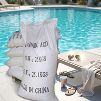 Kit de test d'eau potable et de traitement d'eau de piscine 16 en 1 LC0211H - Stabilisateur d'acide cyanurique professionnel Hofun CAS 108-80-5