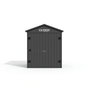 บ้านสุนัขอลิจิงไท่ โครงเหล็กชุบสังกะสี บ้านสัตว์เลี้ยงกลางแจ้งขนาดใหญ่ ทนทานทุกฤดู สไตล์เรียบง่าย - Product Image 1