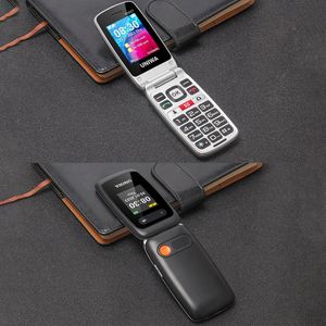 Téléphone UNIWA V202T 4G Flip Style 2.4 pouces Unisoc T107 Cat.1 Support SOS FM Dual SIM Cards 21 Keys Mini Size Folding Feature Phone - Product Image 5