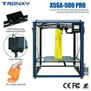 TRONXY <span class=keywords><strong>X5SA</strong></span>-500 <span class=keywords><strong>PRO</strong></span> Rail de guidage Version 500*500*600mm grande taille CNC imprimante 3d Corexy pilote Ultra-silencieux Impresora 3d - Product Image 5