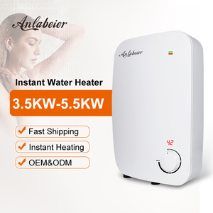 เครื่องทำน้ำร้อนแบบให้ความร้อนเร็ว 5500W แกนทำความร้อนสแตนเลส ควบคุมด้วยปุ่มหมุนแบบง่าย OEM ODM รองรับหลายแรงดันไฟฟ้า - Product Image 4