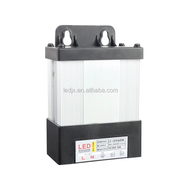 JuXuan Wholesale Outdoor AC DC Switching SMPS 12V Led Power Supply LED Driver Rainproof Power Supply