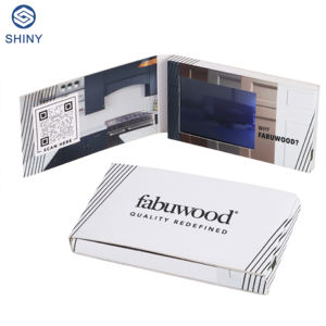 Carte de vœux vidéo miniature avec écran LCD de 2,4 pouces, thème animal/fée/musique/papier croisé, pour le marketing, les cadeaux, les anniversaires, les entreprises - Product Image 6