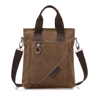 High Quality Gentle New VIntage Canvas Messenger <b>Bags</b> for <b>Men</b> <b>Shoulder</b> <b>Bag</b> Business Briefcase Laptop <b>Bags</b> - Product Image 1