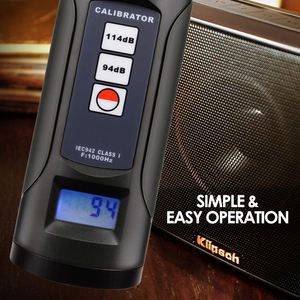 Calibrador de Nivel de Sonido Digital de Alto Rendimiento, Herramienta de Calibración de Decibeles de 94db a 114db para Micrófonos de Media Pulgada a 1 Pulgada - Product Image 6