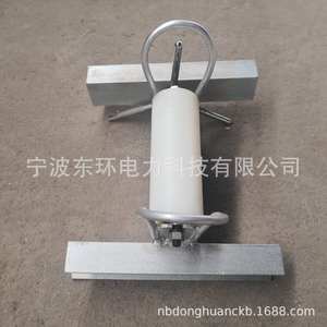 Soportes de Protección para Cables en Zanjas, Fabricados con Ruedas de Nailon y Aluminio, Poleas Separadoras de Cables - Product Image 5