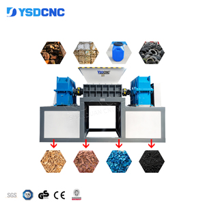 섬유 폐기물 큰 금속 철 블록 강철 블록 종이 플라스틱 pp 점보 가방 슈레더 기계 - Product Image 4