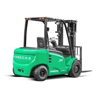 Chariot élévateur électrique à batterie lithium sans entretien de 4 tonnes, 4,5 tonnes, 5 tonnes avec déplaceur latéral intégré