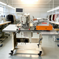 Mesin Jahit Label Industri Programmable Lockstitch untuk Manufaktur Pakaian TOPSEW TS-2210-VC-LB