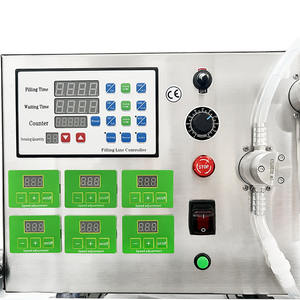 Machine de remplissage automatique à pompe magnétique 220V semi-automatique pour bouteilles de savon liquide, haute précision, modèle de bureau - Product Image 2