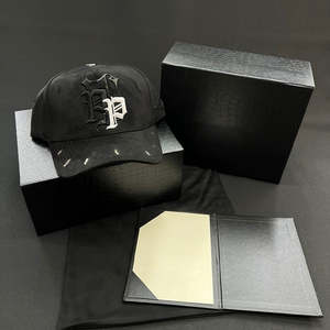 Gorra BAEZ de Gamuza OEM ODM en Existencia, Gorra CT con Logotipo Metálico, Gorra de Lujo de 5 Paneles con Satén, Gorra Tito Doble P Rosones Unisex - Product Image 5