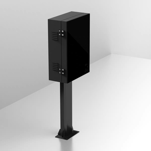 Custodia impermeabile per esterni in vetro nero in metallo acciaio veloce montato a parete hev <span class=keywords><strong>Box</strong></span> da parete per armadi elettrici <span class=keywords><strong>Tesla</strong></span> per la vendita - Product Image 2