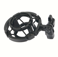 Supports anti-choc en plastique noir XTUGA FZJ01 pour studio d'enregistrement, pour diffusion en direct, support de micro pour ordinateur
