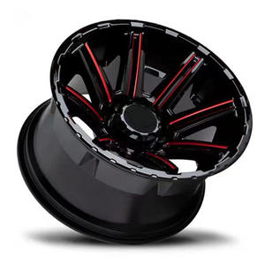 Ruedas forjadas negras y rojas 17 18 <span class=keywords><strong>19</strong></span> 20 21 22 pulgadas llantas de aleación forjadas cóncavas para coches de lujo para Honda Cr-V Toyota Rav4 - Product Image 3