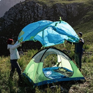 Tente de randonnée ultralégère pour l'aventure en plein air Wind Valley, tente pliable imperméable pour 1 à 2 personnes, pour le <span class=keywords><strong>camping</strong></span> et la randonnée - Product Image 4