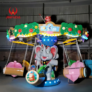 Nuovo Design, Bestseller: Giostre a Dondolo per Carnevale, Mini Elefanti Volanti in Vendita - Product Image 1