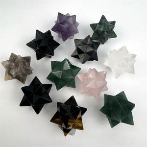 Penjualan laris batu penyembuhan kristal alami energi heksagonal liontin bintang <span class=keywords><strong>Merkaba</strong></span> untuk dekorasi rumah - Product Image 6