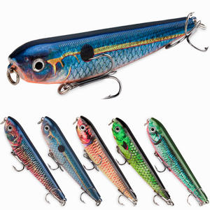 Leurre de jigging pour bar, yeux 3D, écailles simulées, hameçons barbelés, appât dur pour la pêche en mer et au fond - Product Image 4