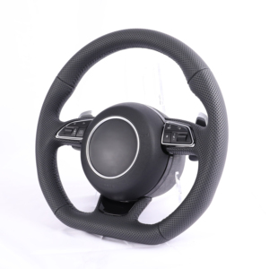 Volant en cuir pour Audi B7 B9 Q5 Q7 A3 A4 A5 A6 C7 C8 S4 S5 RS3 RS4 RS6 RS Car Retrofit Racing Style Sport - Product Image 4
